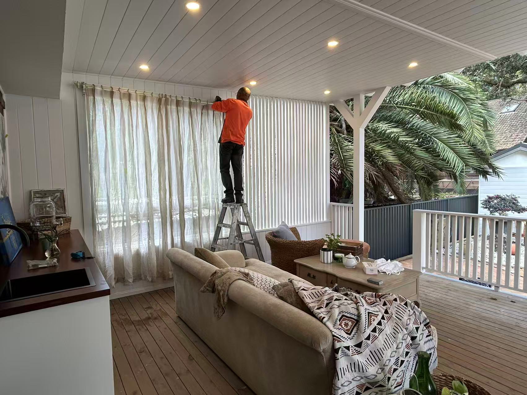 Interior renovation service illustration